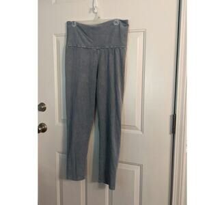 Chatoyant Grey Pants Large, High Waist